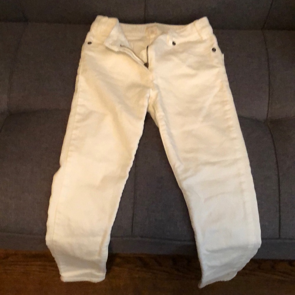 Crewcuts girls white jeans (size 10)